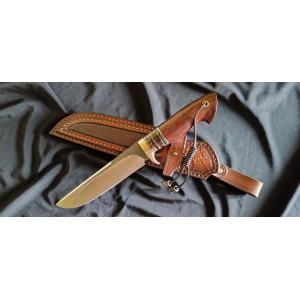 МИСЛИТЕЛЬ авторьский ніж ручної роботи майстерні VIKTOR KNIVES, сталь М398, 63 HRC. Photo 2